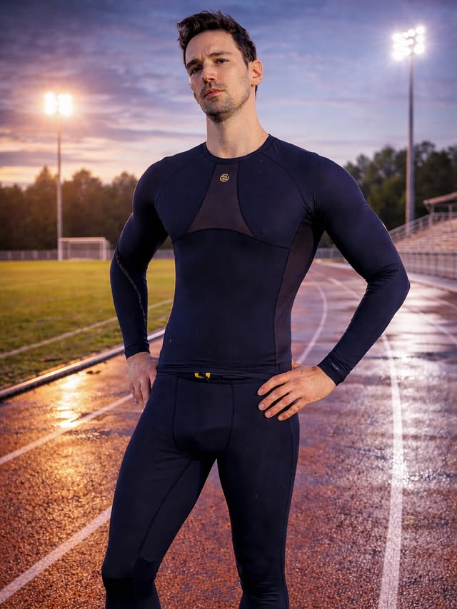 Instagram post by @leseduisant81 for SKINS Compression. Caption reads: [...]....