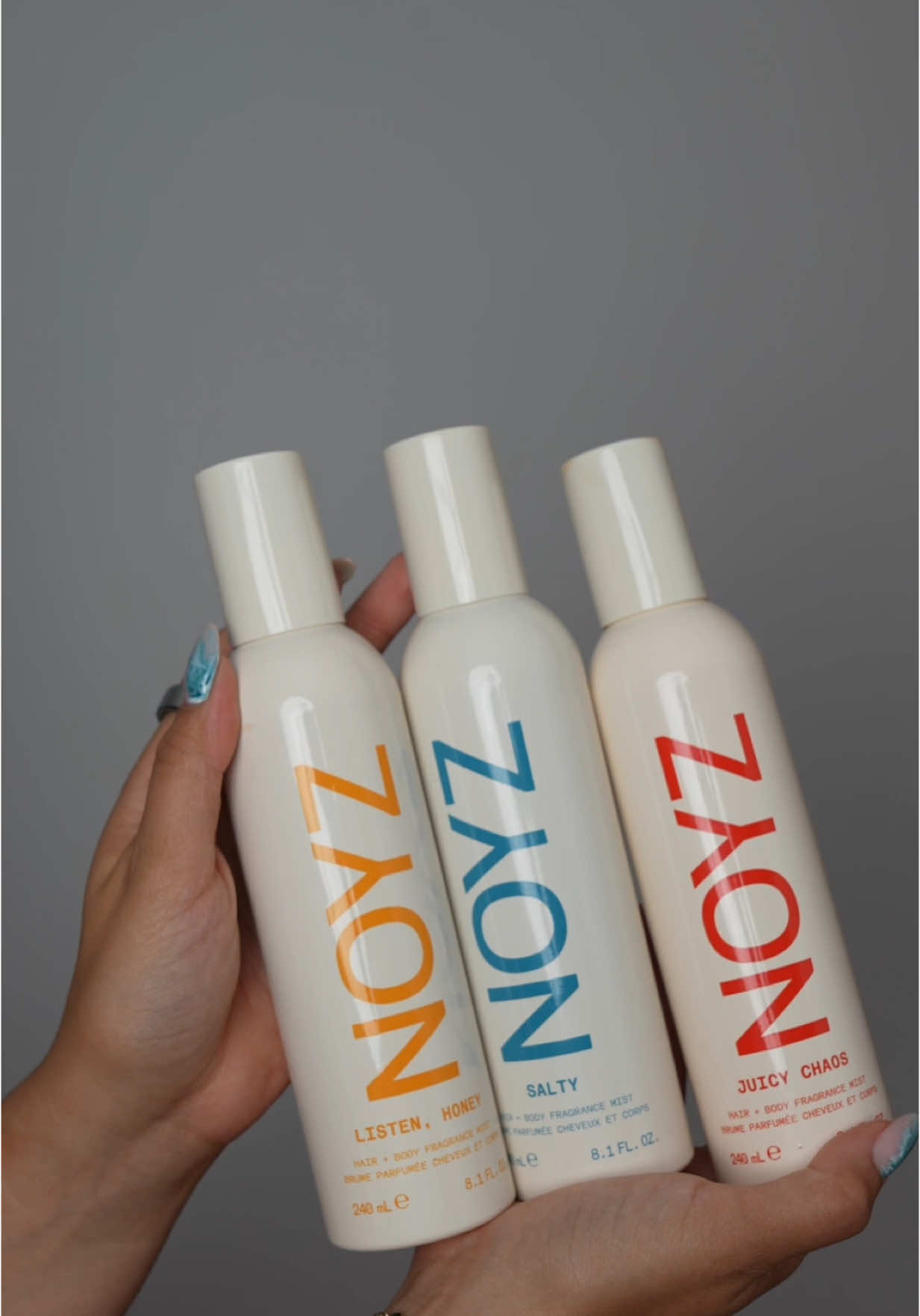 TikTok post by @curlelia for NOYZ. Caption reads: From sunrise sweat to golden hour glow ✨....