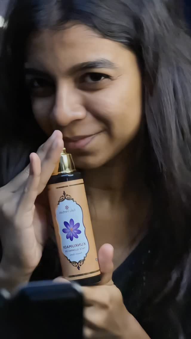 Instagram post by @_eyyyaaaa_ for Balu Herbals. Caption reads: @baluherbals #ad 
face glowing....