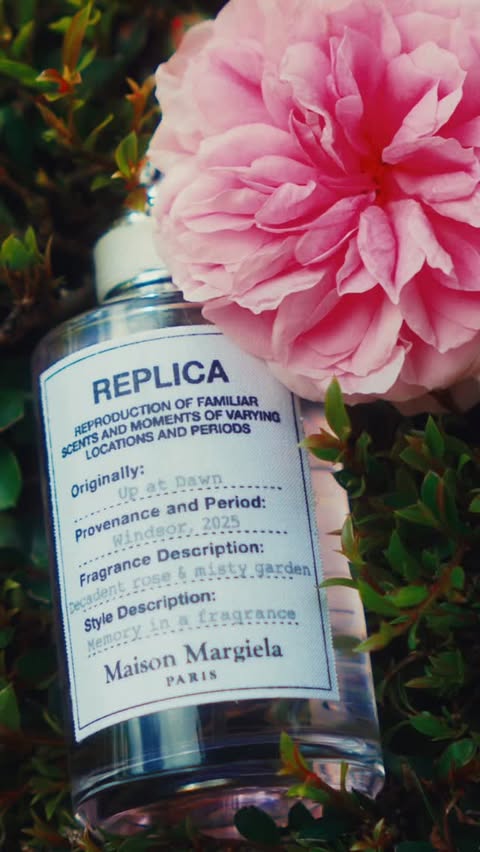Instagram post by @lesedijade for Maison Margiela Fragrances. Caption reads: [...] feeling. A memory in a bottle.....