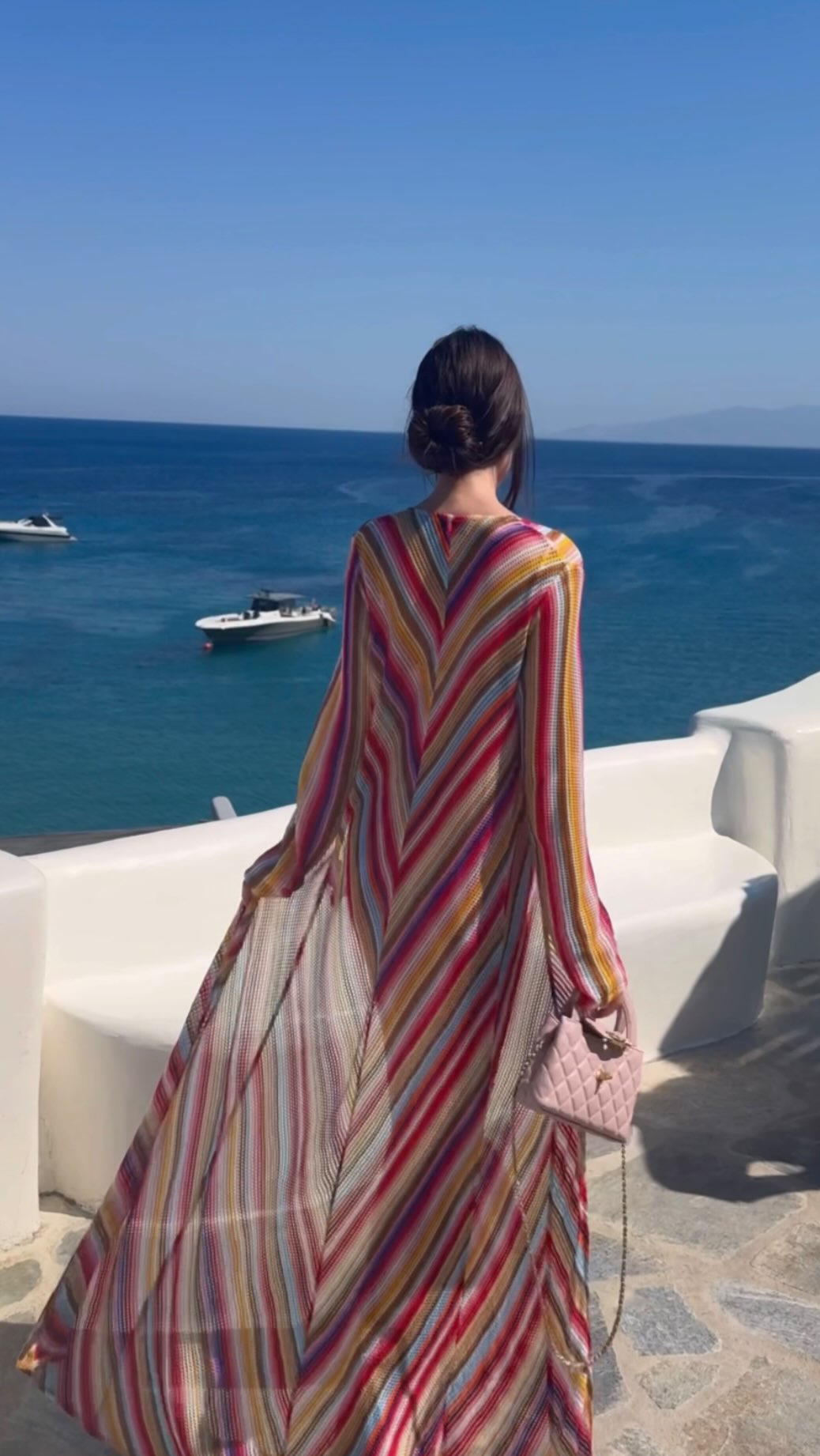 Instagram post by @yuliianur for Missoni. Caption reads: Seabreeze in @missoni 🌊.