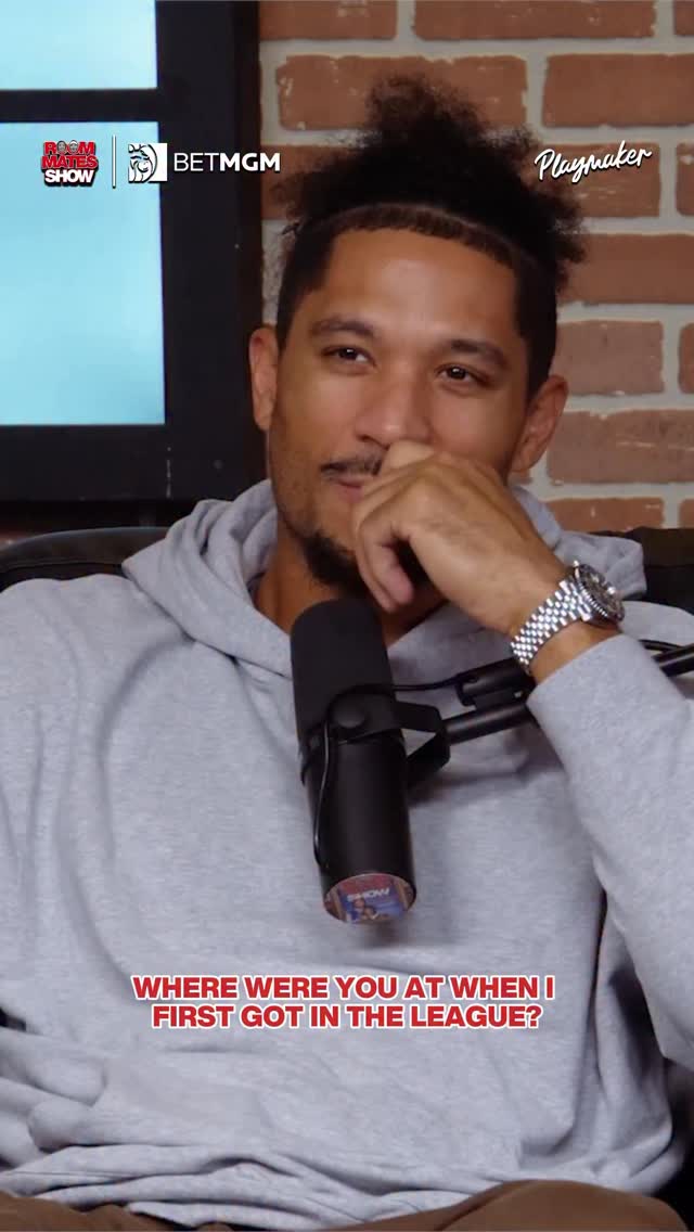 Instagram post by @theroommatesshow for BetMGM. Caption reads: “Do you remember what happened when you tried to....