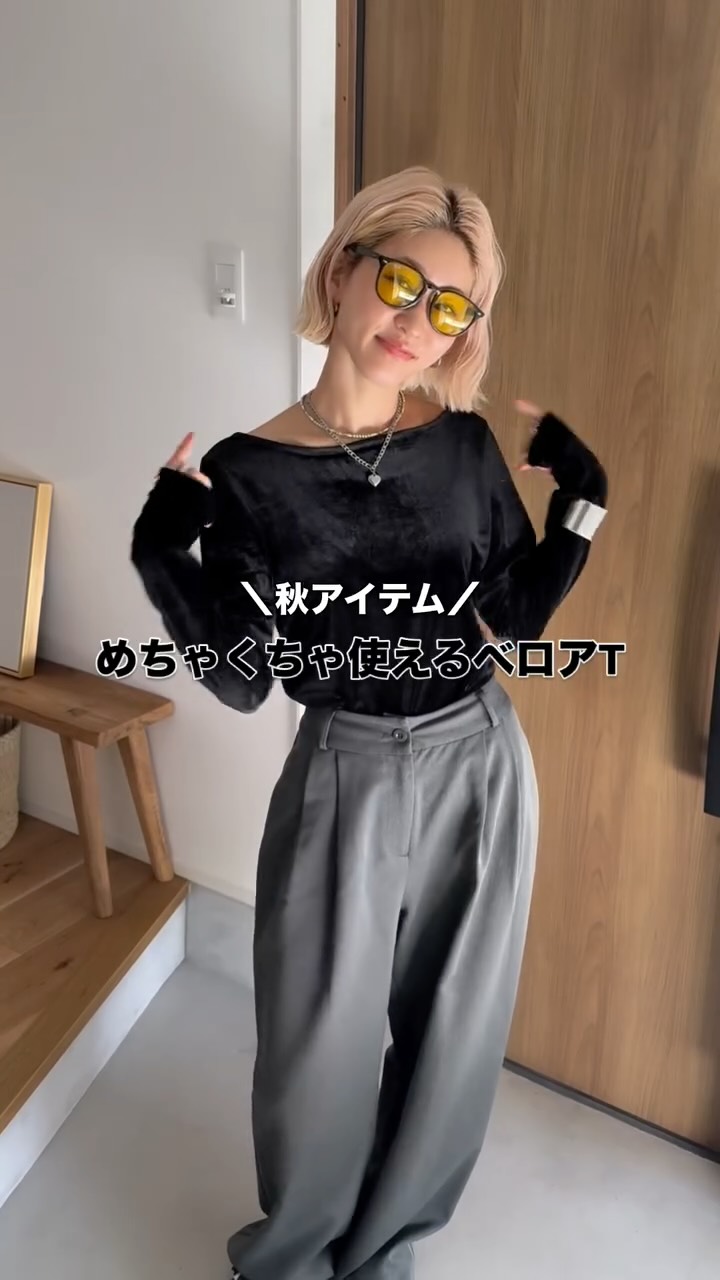 Instagram post by @12anna23 for KOBE LETTUCE. Caption reads: ベアロ素材って一気に秋感出せるから
とっても活躍してくれるアイテム🤎

タイトすぎなくていい感じだ....