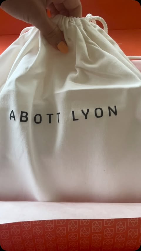 Instagram post by @rachelcxx for ABBOTT LYON. Caption reads: New collection from @abbottlyon 💕 Obsessed with....