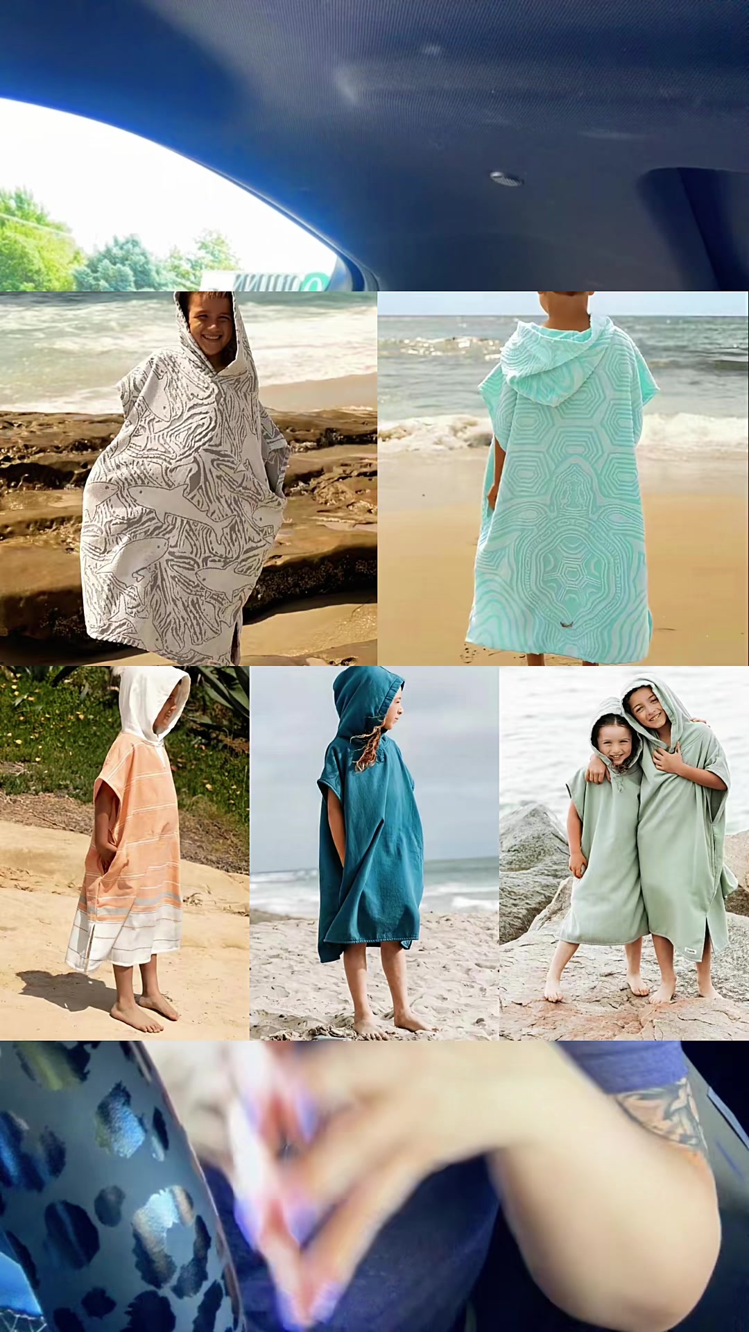TikTok post by @sam_midwestmama for Sand Cloud. Caption reads: [...] coverups are soo cute! #beachtowel....