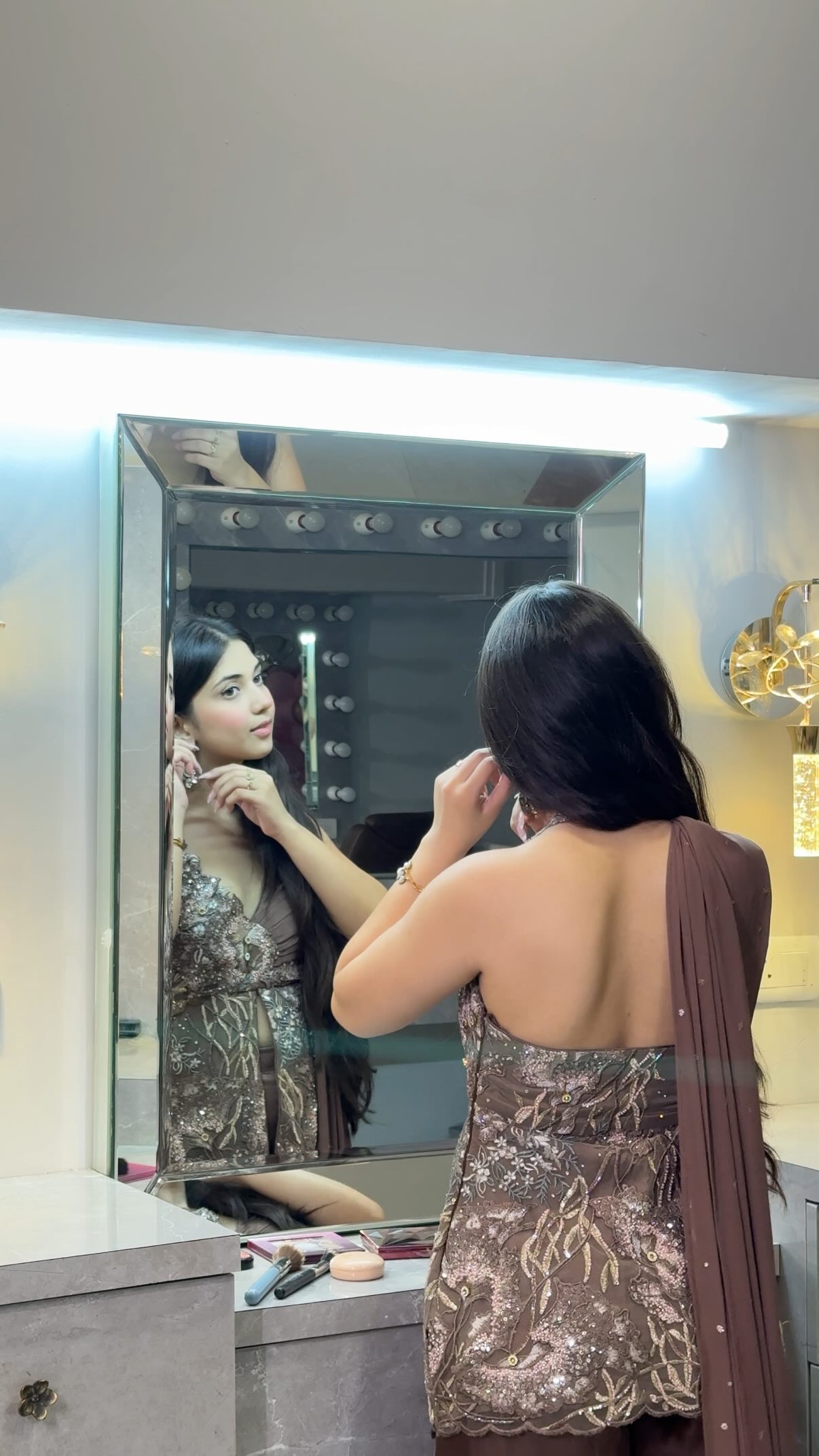 Instagram post by @jiyasharmaa_ for Farmley. Caption reads: No more couriered Rakhis, this time he’s the one....