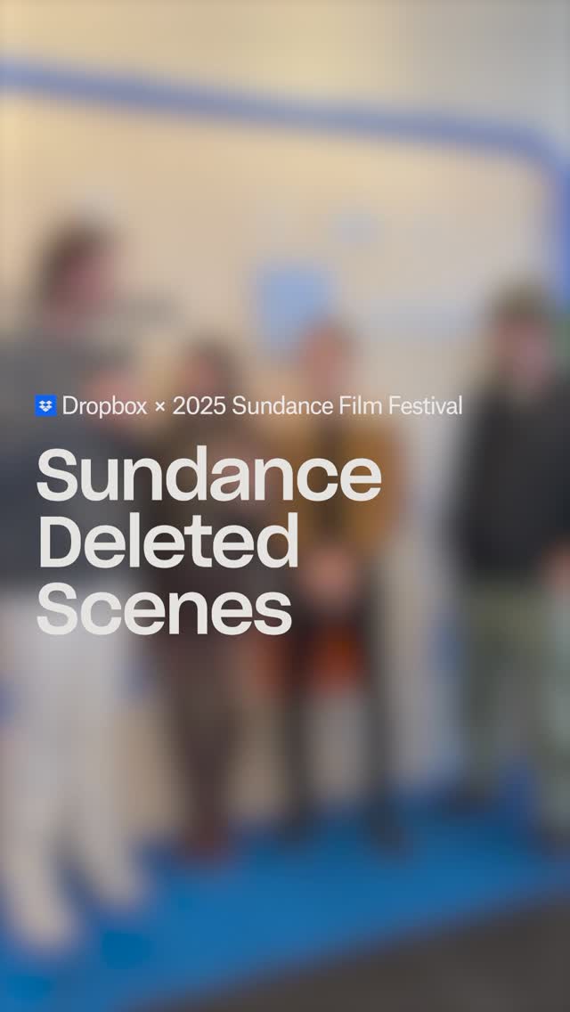 Instagram post by @pulpkitchenpodcast for Dropbox. Caption reads: What’s a film without a blooper reel? Take a look....