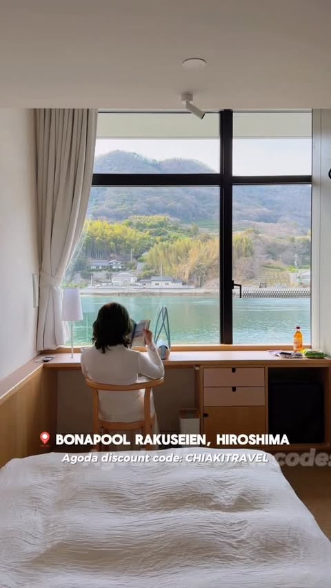 Instagram post by @chiakiindalat for agoda. Caption reads: [...] forget to use my code CHIAKITRAVEL on Agoda....