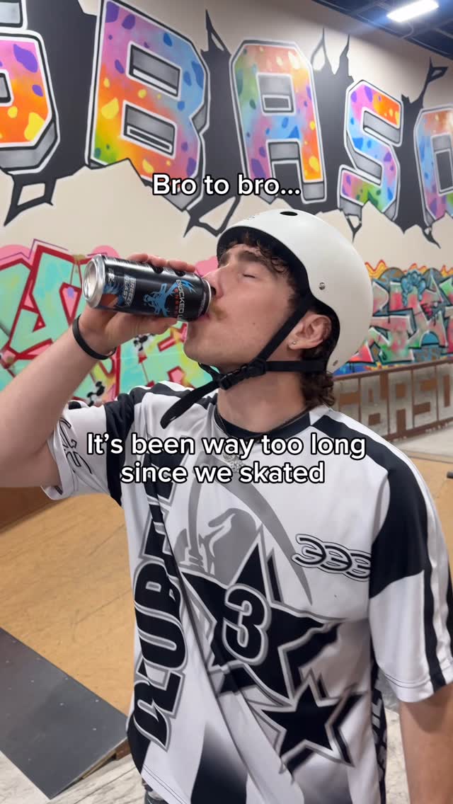 Instagram post by @orellryan for Bucked Up. Caption reads: Lets skate bruv @buckedup 🫶🏻.