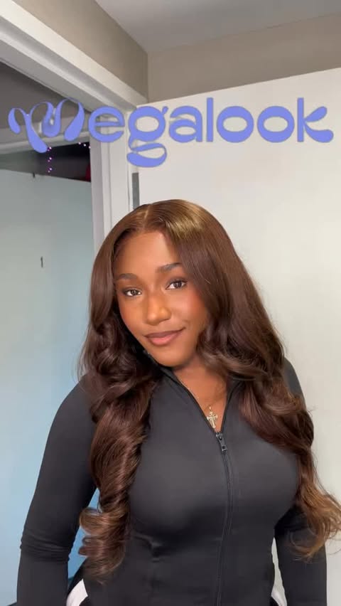 Instagram post by @y.u.an.a for Megalook. Caption reads: [...] in bio #explorepage✨ #wiginfluencer....