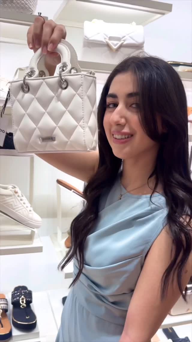 Instagram post by @tasmiahkhann for ALDO Shoes. Caption reads: My favourite @aldo_shoes just opened up in Dolmen....