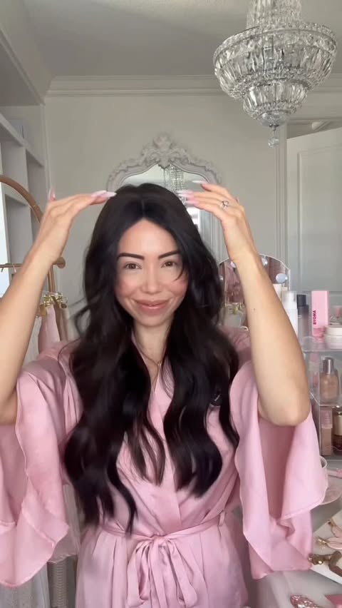 Instagram post by @slmissglam for Haruharu Wonder US. Caption reads: Get ready with me😌🎀🤍I love a good shopping day…....