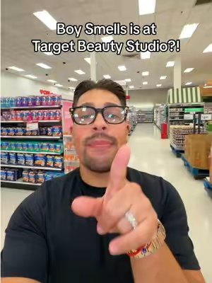 TikTok post by @anthonyreactsss for Boy Smells. Caption reads: Boy Smells @Boy Smells is at Target beauty [...].