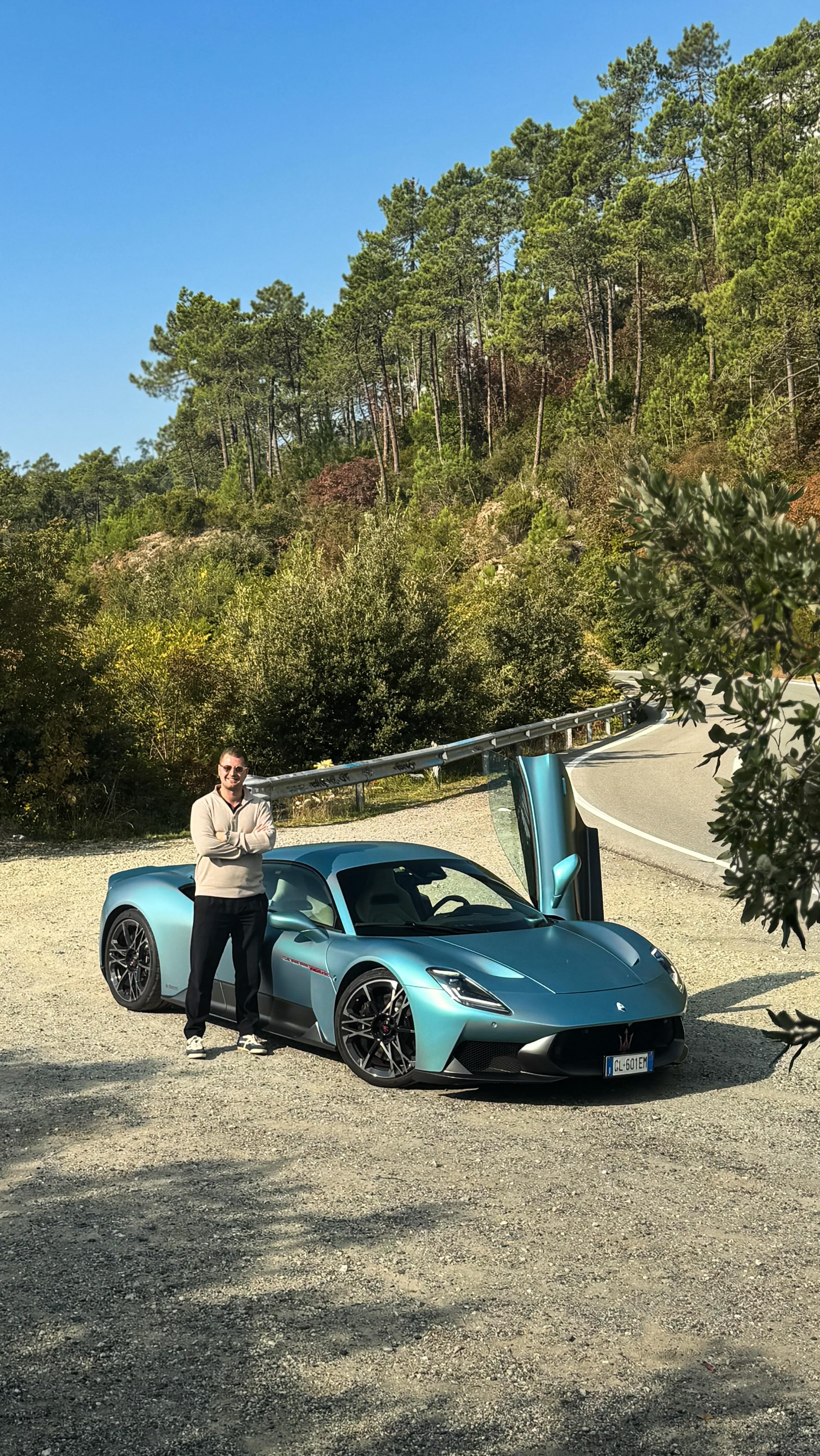 Instagram post by @supercarseurope for Maserati. Caption reads: This is a new supercar from @maserati and no, it’s....