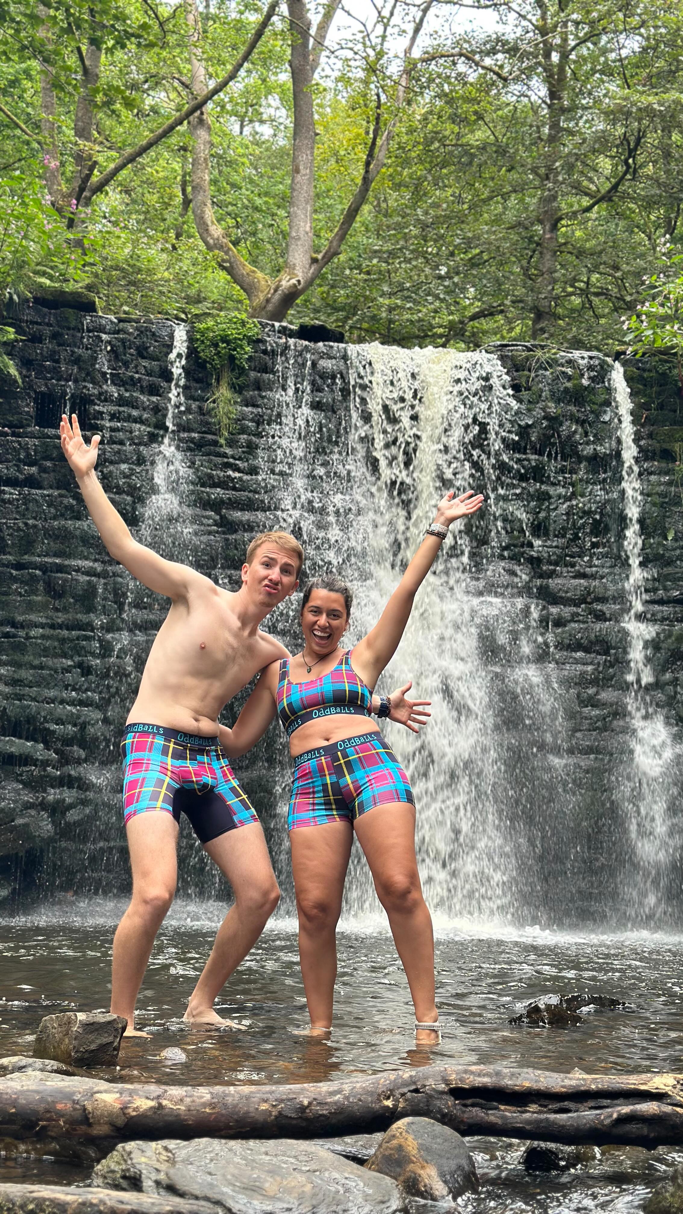 Instagram post by @carmaadventures for OddBalls. Caption reads: [...] a place, it’s matching underwear from....