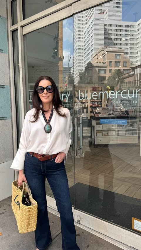Instagram post by @ann_caruso for Chantecaille. Caption reads: I stopped by @bluemercury to explore @chantecaille....
