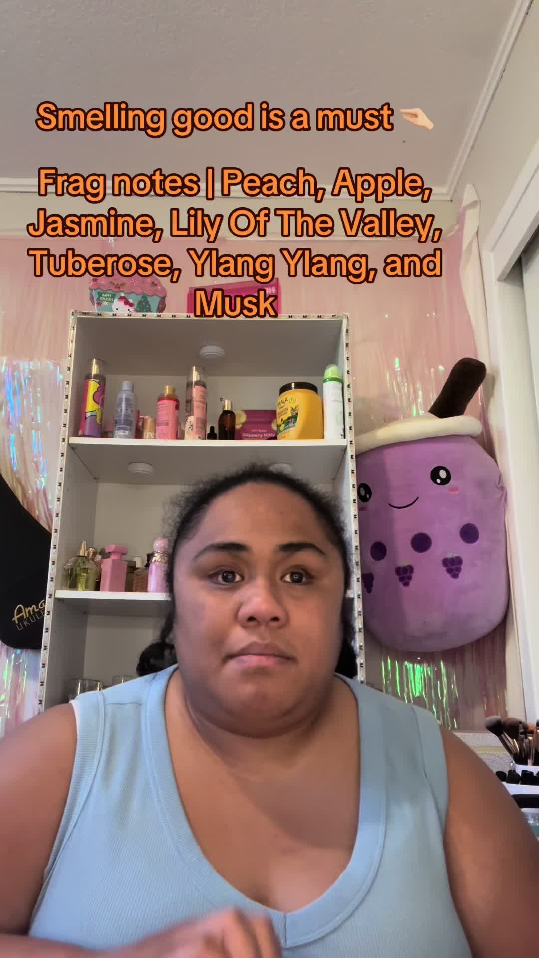TikTok post by @xxbithylilyxx for DLA Cosmetics. Caption reads: Unbox @DLA COSMETICS Crazy In Love with me 🫶🏼!.
