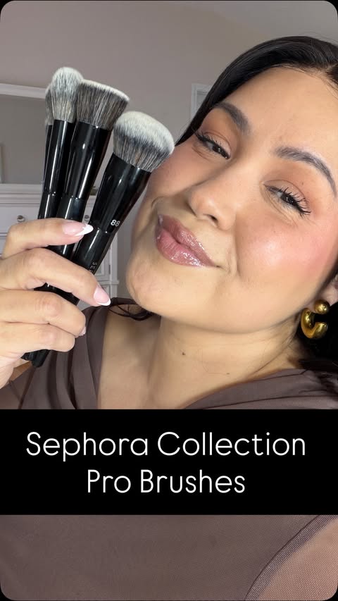 Instagram post by @veronicashavie for Sephora Collection. Caption reads: [...] are called PRO for a reason! The Sephora....