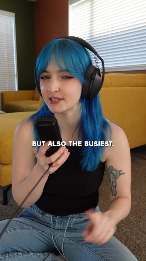 Instagram post by @littlesiha for Logitech G. Caption reads: hey @logitechg (louder than everybody else) just....