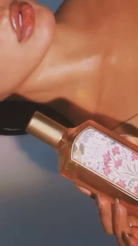 Instagram post by @summertheslayer for GUCCI. Caption reads: [...] Confidence, Lasting Intensity with Gucci....