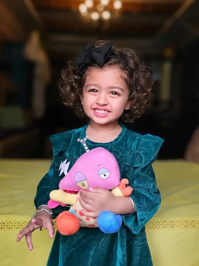 Instagram post by @realtarafic for Babyhug. Caption reads: ​#Collaboration with @FirstcryIndia @babyhug....