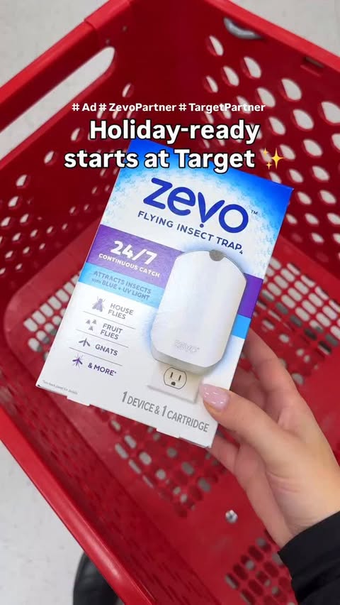 Instagram post by @targettherapy for Zevo. Caption reads: #ad #ZevoPartner #TargetPartner | Target is....