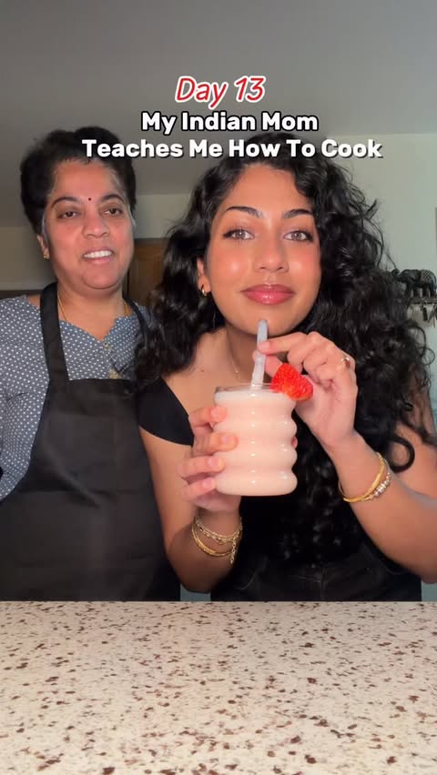 Instagram post by @tryit.toronto for Oishii. Caption reads: [...] strawberry lassi and the secret? Oishii Koyo....