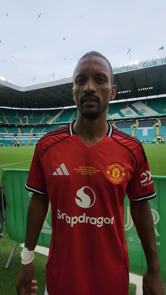 Instagram post by @luisnani for Manchester United. Caption reads: We spoke to @LuisNani after he made his debut for....