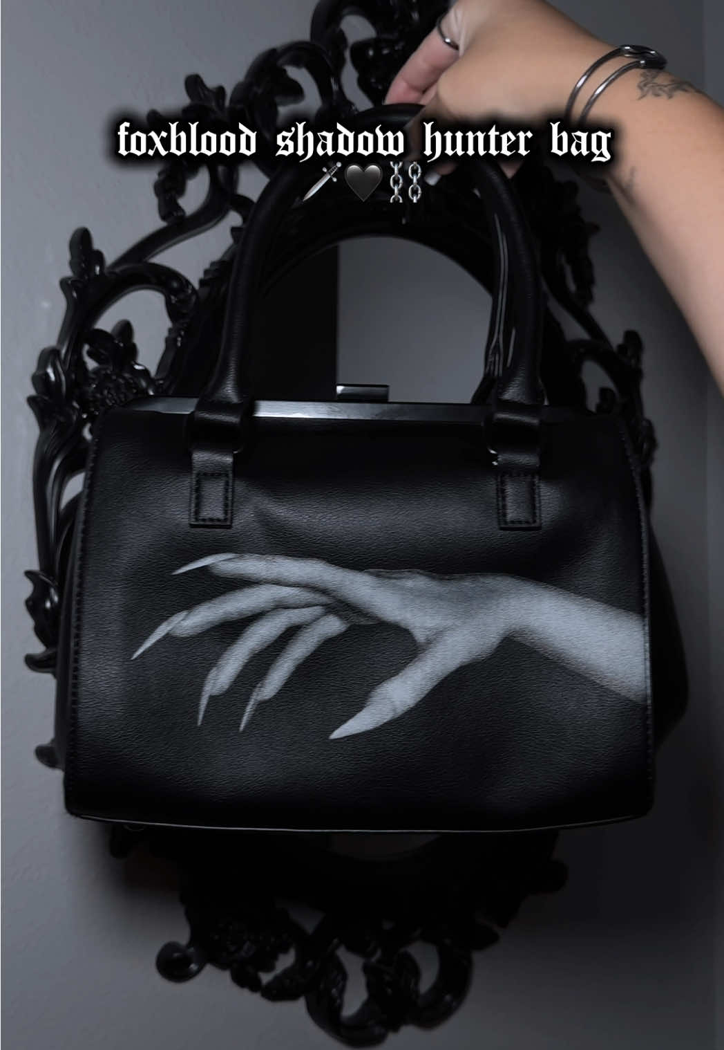 TikTok post by @treeeenz for Foxblood. Caption reads: [...] 😮‍💨 couldn’t resist the new @Foxblood Shop....