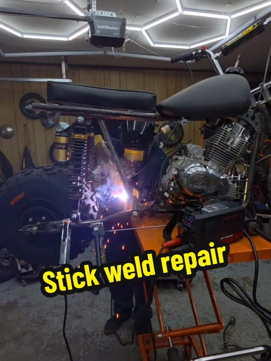 TikTok post by @mini.moto.guy for YesWelder. Caption reads: You can always trust @YesWelder @YesWelder Store ....