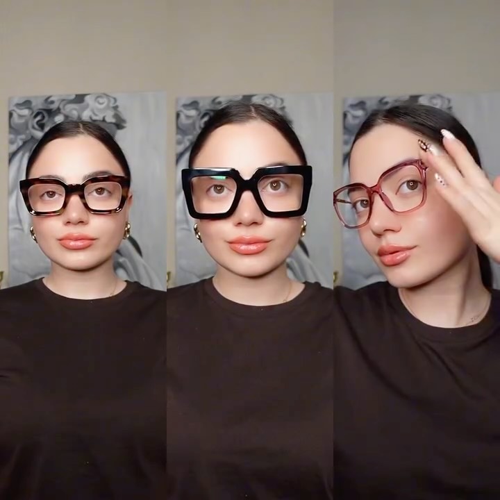 Instagram post by @nina_jgerenaia for Zeelool. Caption reads: [...] Absolutely loving my new glasses from....