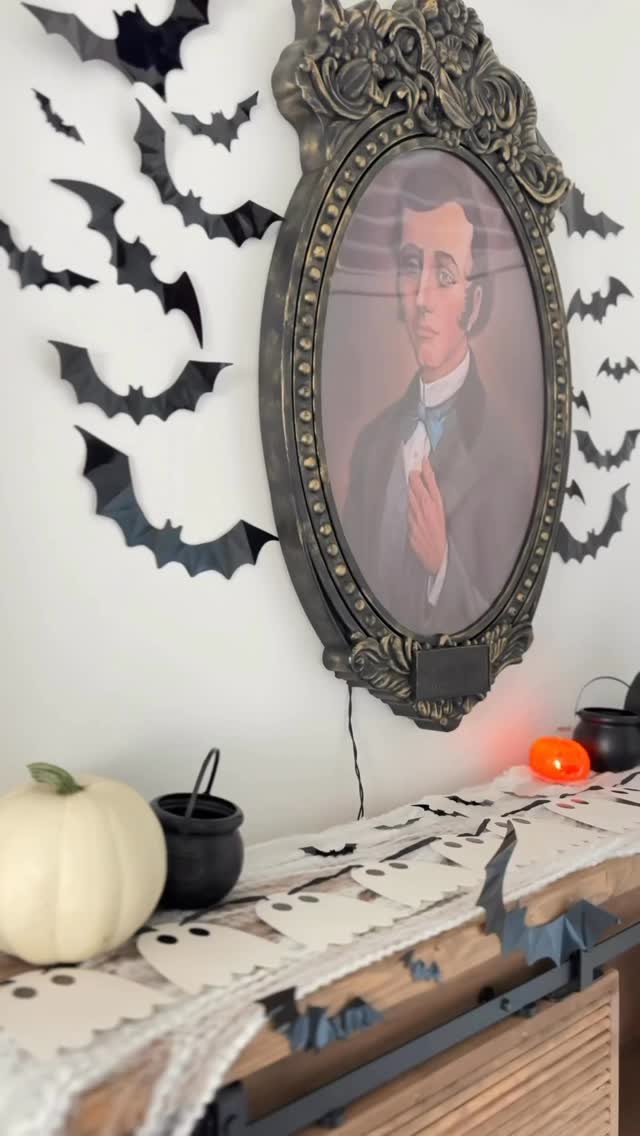 Instagram post by @charlieandcrewdad for Disney. Caption reads: Who is ready for Halloween 👻....