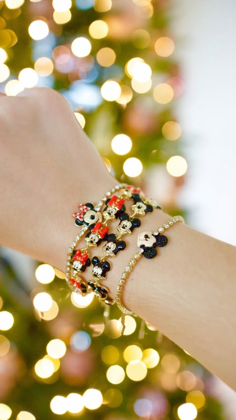 Instagram post by @marinagracee for BaubleBar. Caption reads: Thanks for leveling up my bracelet game....