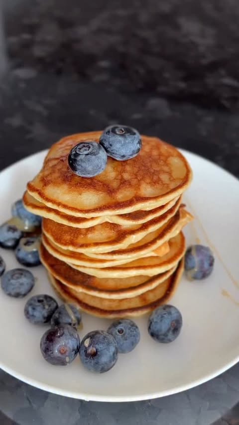 Instagram post by @irafit_blog for BetterMe. Caption reads: Easy banana pancakes from the @betterme app 🥞🍌....