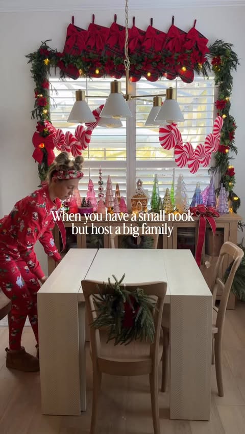 Instagram post by @stephleighworthy for Transformer Table. Caption reads: [...] for my favorite hosting hack....