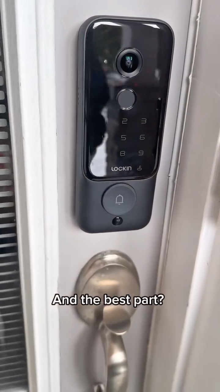 Instagram post by @ugc_canada for Lockin. Caption reads: ✨ Thank you Lockin for this amazing smart....