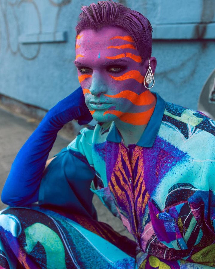 Instagram post by @laurelcharleston for Ben Nye Makeup. Caption reads: [...] @n.c.sweet
🔥Makeup: @bennyemakeup master....