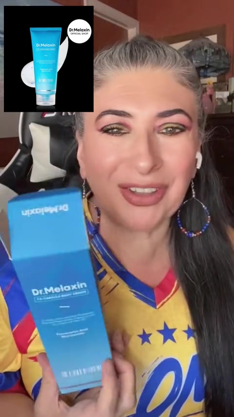 TikTok post by @cooking_with_patty for Dr Melaxin. Caption reads: [Dr.Melaxin Official] TX Capsule Body Cream – 99%....