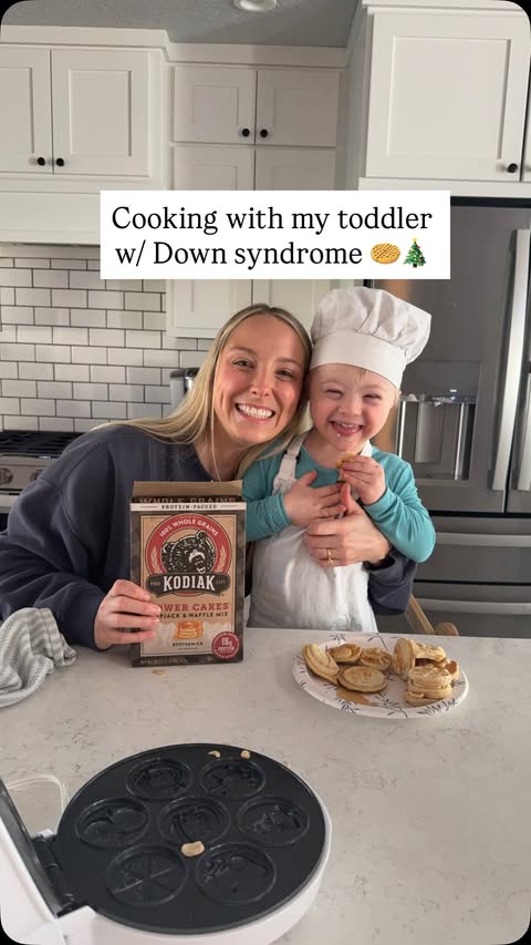 Instagram post by @haliealane for Kodiak Cakes. Caption reads: A protein packed breakfast balances out all the....