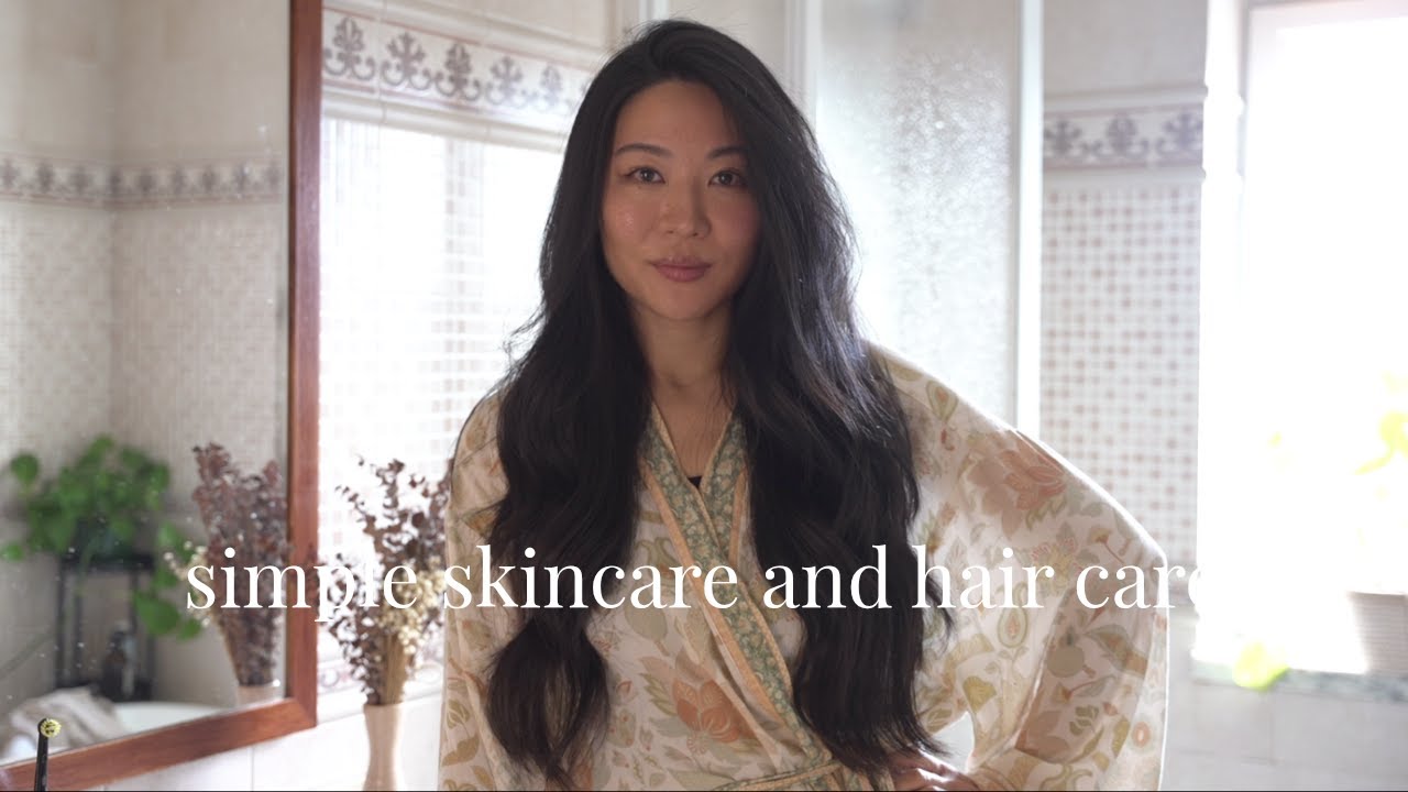 YouTube post by @MalamaLife for Klorane. Caption reads: My frugal beauty routine as a minimalist..