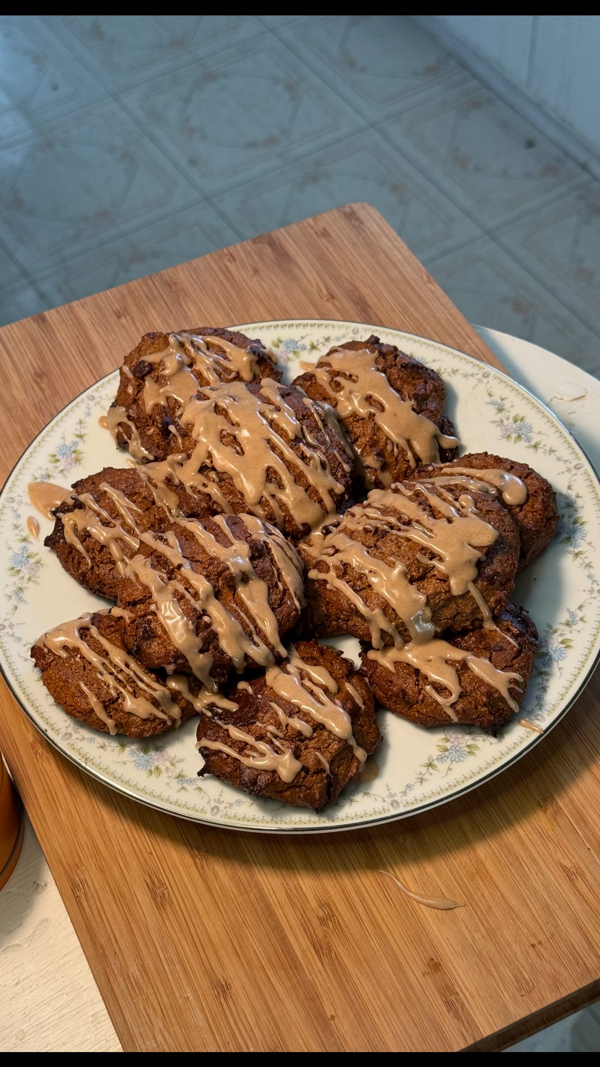 Instagram post by @ireallylikebroth for Hu Kitchen. Caption reads: The perfect cookie to ring in the fall....