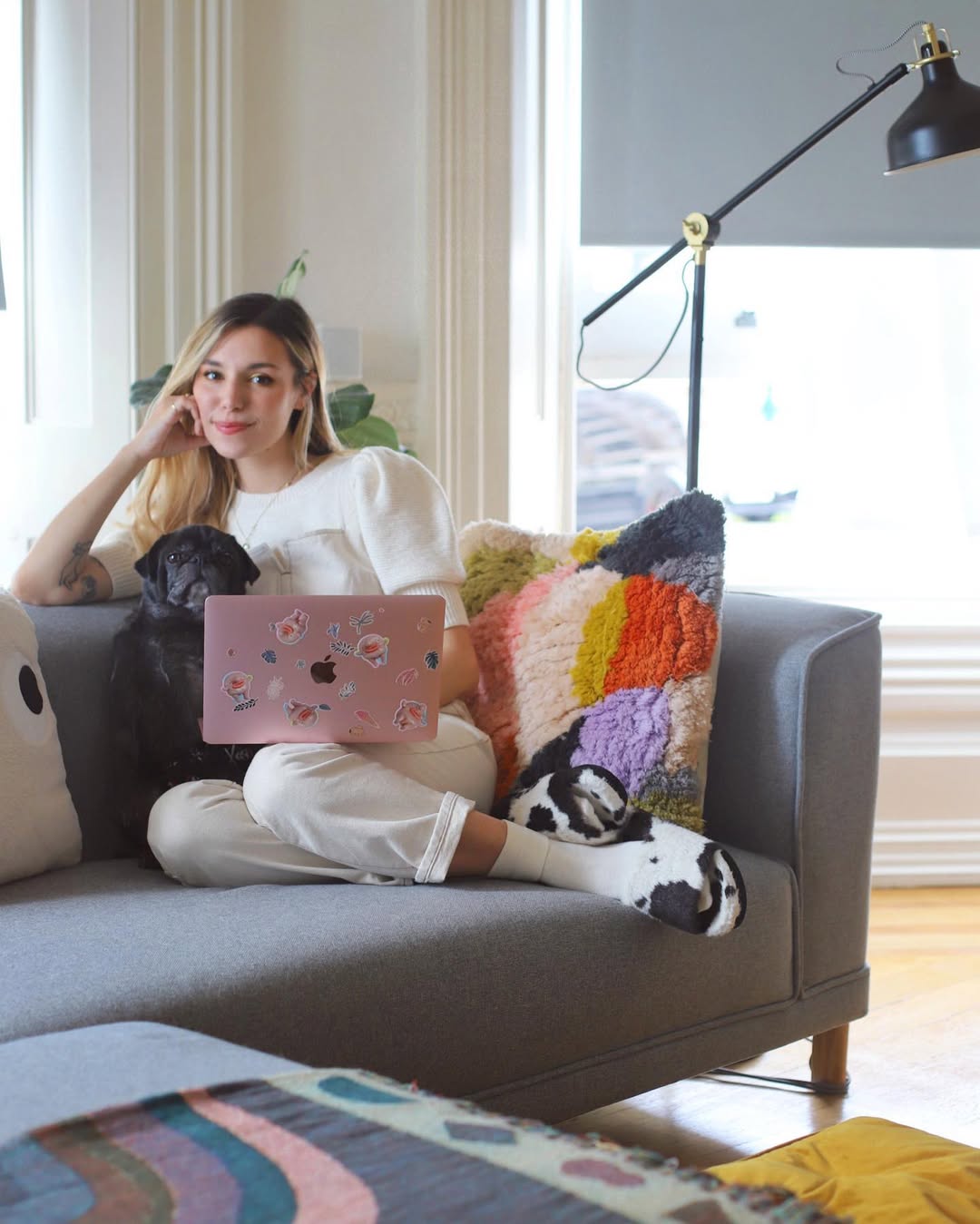 Instagram post by @itsmarziapie for NordVPN. Caption reads: Edgy and I have been enjoying using @nordvpn to....
