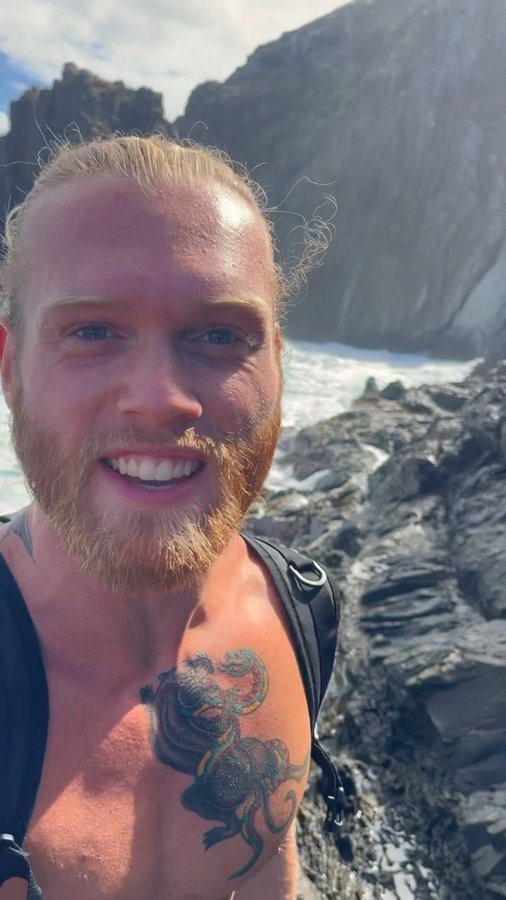 Instagram post by @thor.nomad for Bearbottom Clothing. Caption reads: Why I take my @bearbottomclothing Dry Bag on every....