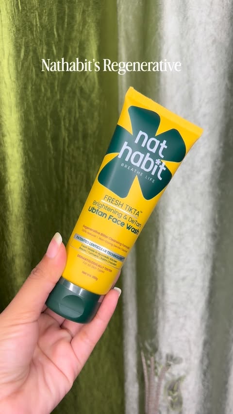 Instagram post by @ishikagoel5663 for Nat Habit®. Caption reads: [...] washing. Buy yours now from Amazon or....