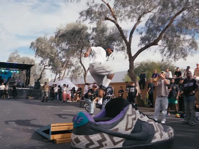 Instagram post by @dashawnjordan for Nike Skateboarding. Caption reads: I want give a huge thank you to @Nikesb, all my....