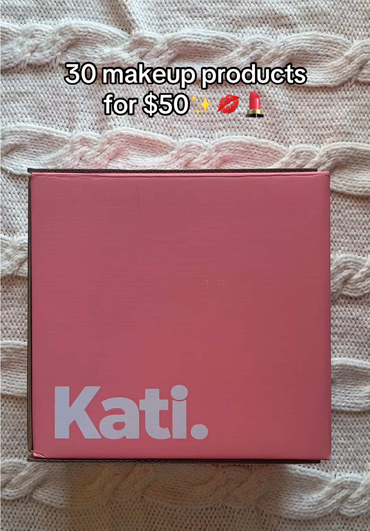 TikTok post by @rebeckariojas for Kati Beauty NYC. Caption reads: @Kati Beauty NYC #makeup #makeuphacks #makeuplover....