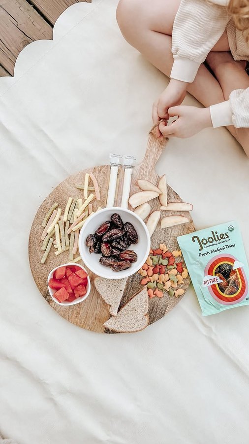 Instagram post by @claireparrishh for Joolies. Caption reads: [...] snack and it’s now available at Target!....