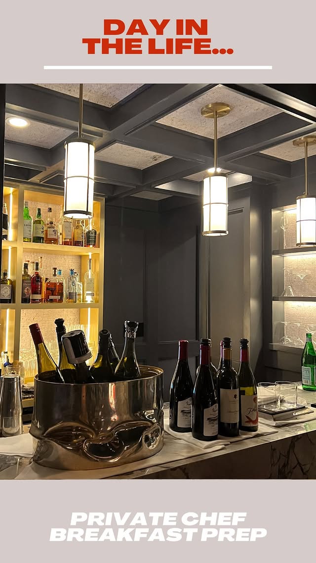 Instagram post by @the_recommendista for Four Sigmatic. Caption reads: // day in the life as a private chef to a 32 year....