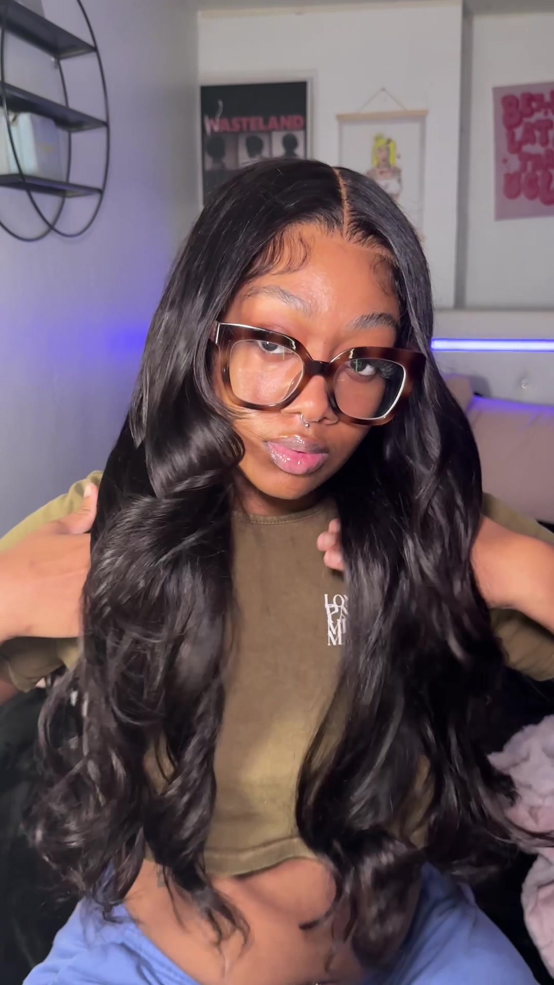 TikTok post by @nijheaaniah for Cynosure Hair. Caption reads: ❤️ @Cynosure Hair .