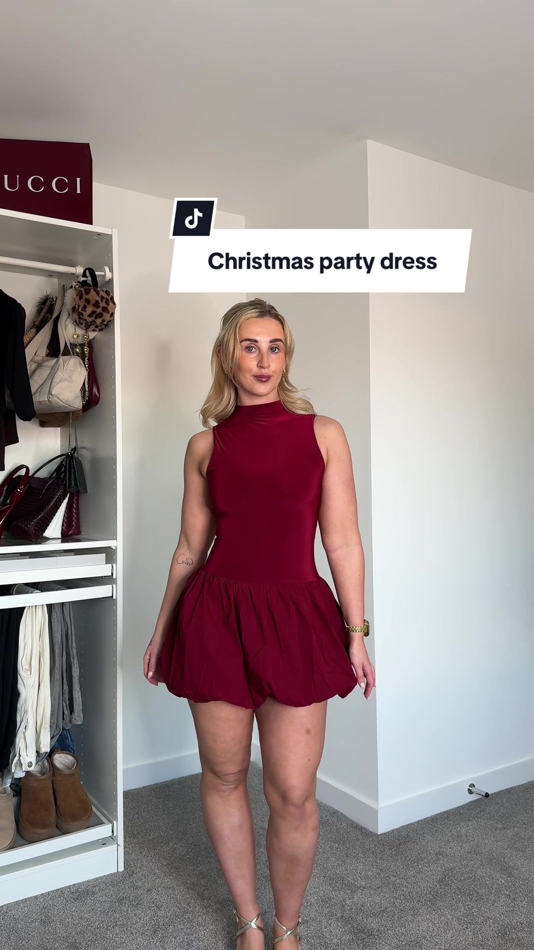 TikTok post by @blousymay for Rebellious Fashion. Caption reads: So cute😍♥️ @Rebellious Fashion #christmasdress....